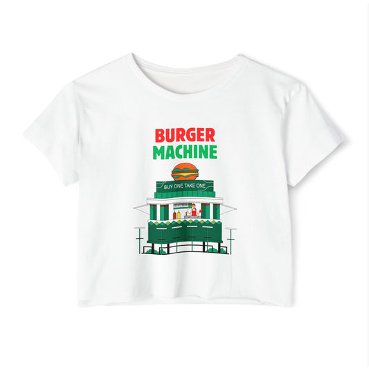 BURGER MACHINE - Filipino Food (Crop Top)