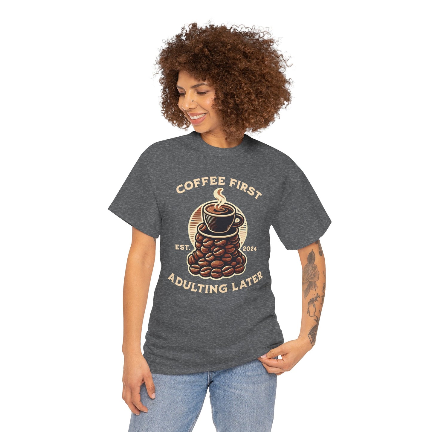 ORANGE AMERICANO - Coffee (T-Shirt)