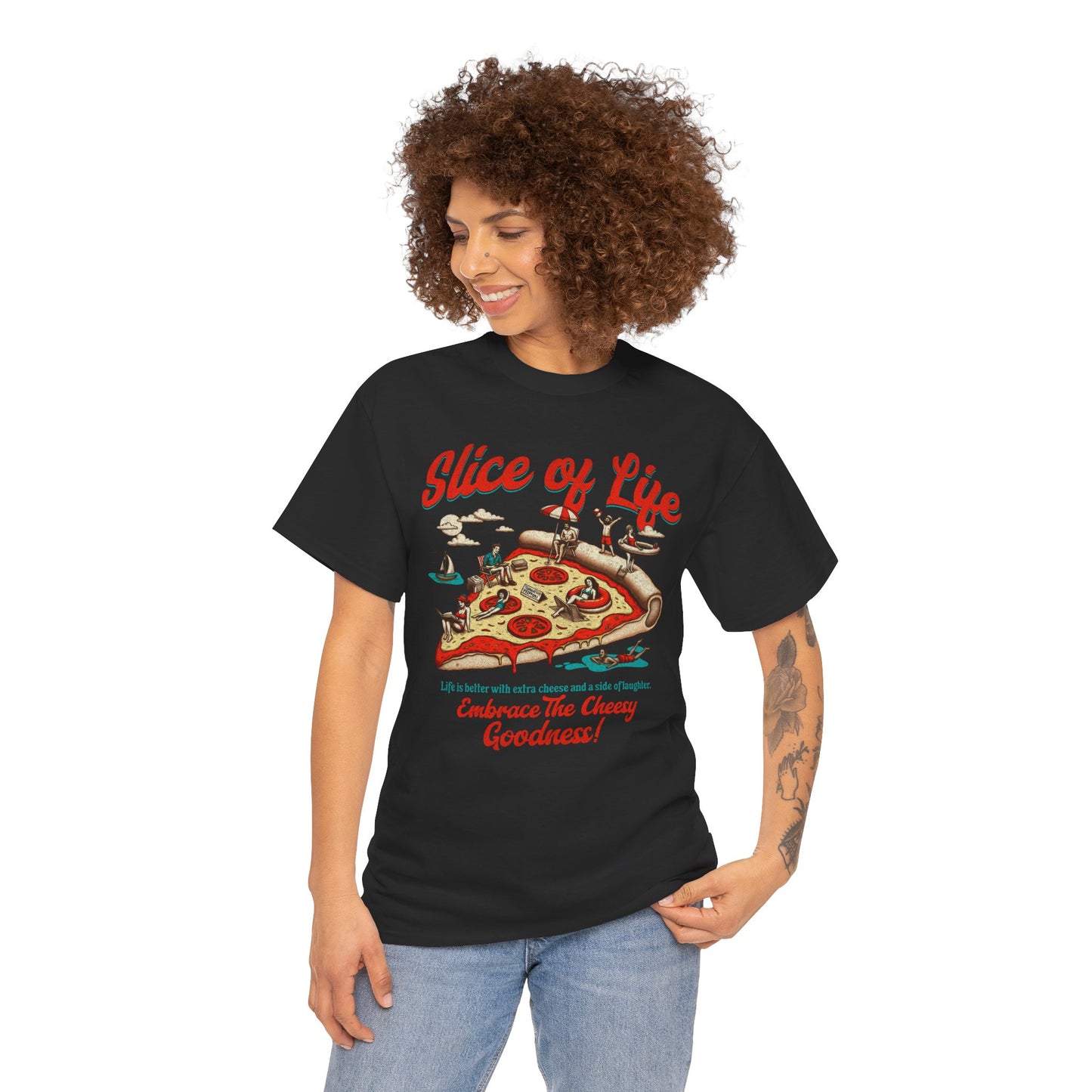 LOBSTER & SPINACH - Pizza (T-Shirt)