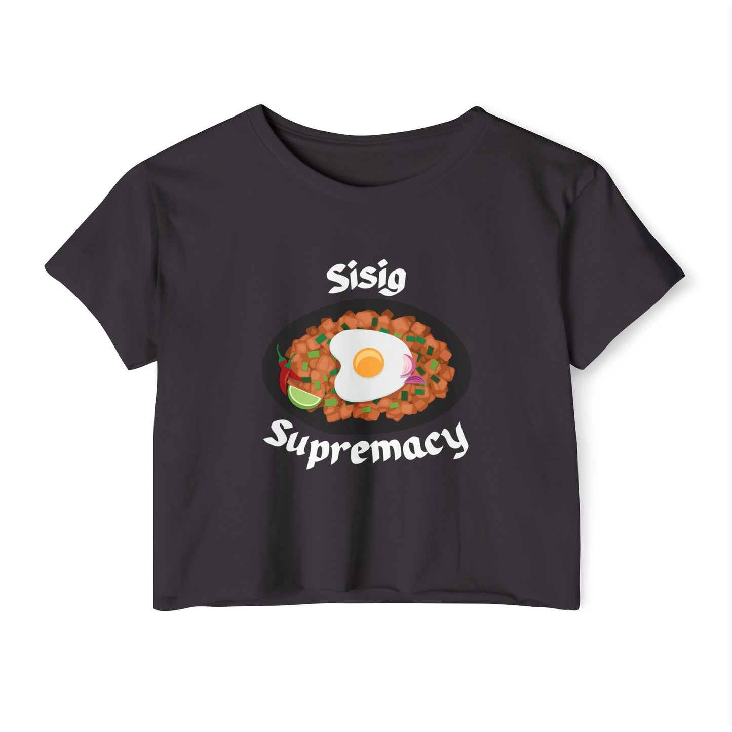 SISIG KAPAMPANGAN - Filipino Food (Crop Top)