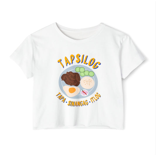 TAPSILOG 2 - Filipino Food (Crop Top)