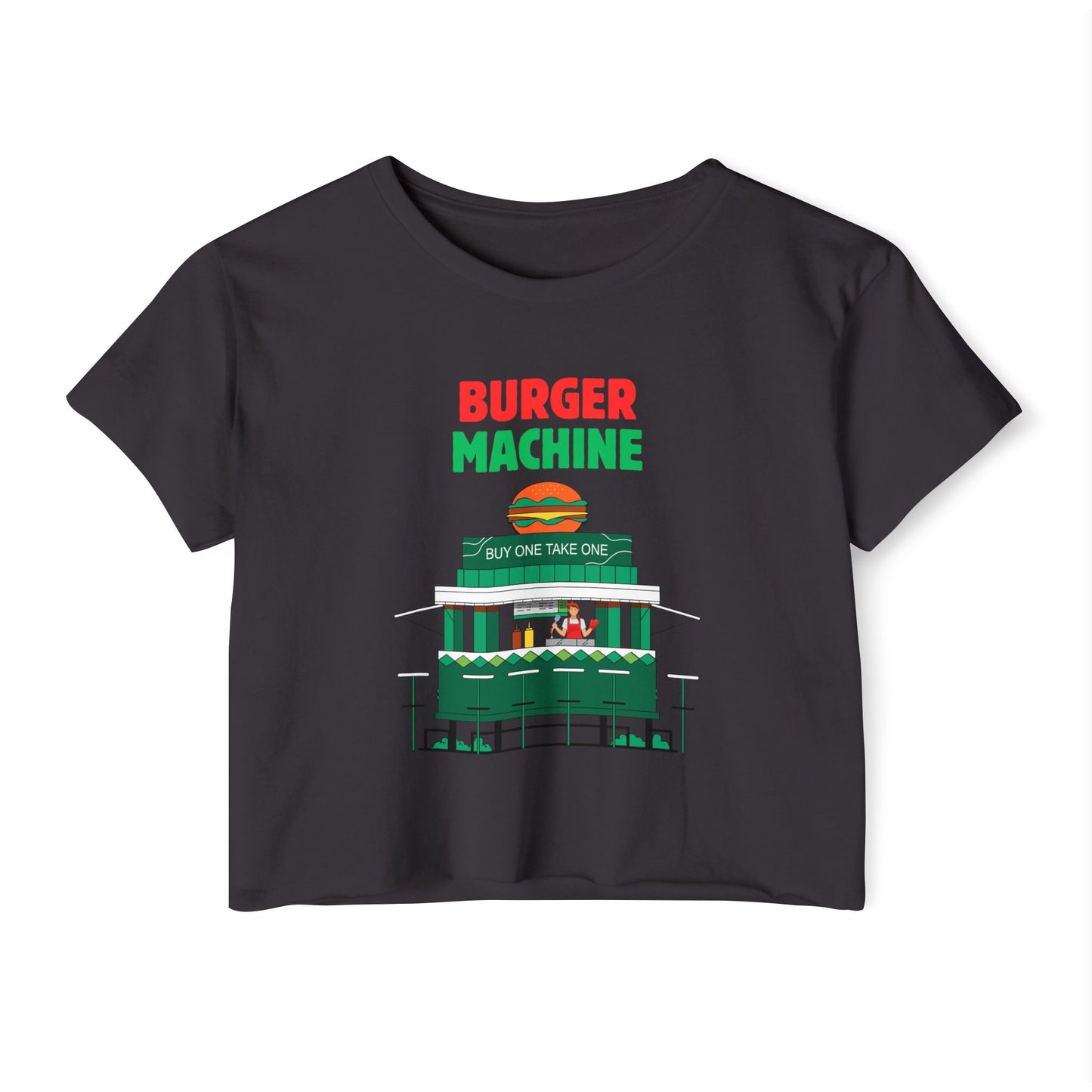 BURGER MACHINE - Filipino Food (Crop Top)