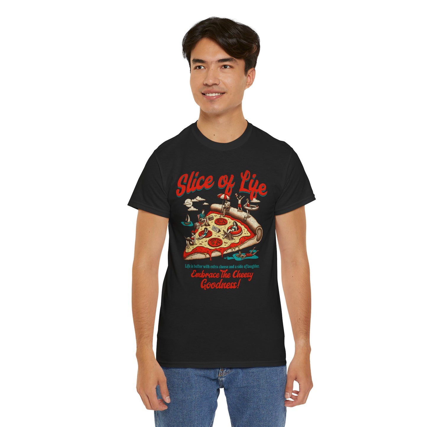 LOBSTER & SPINACH - Pizza (T-Shirt)