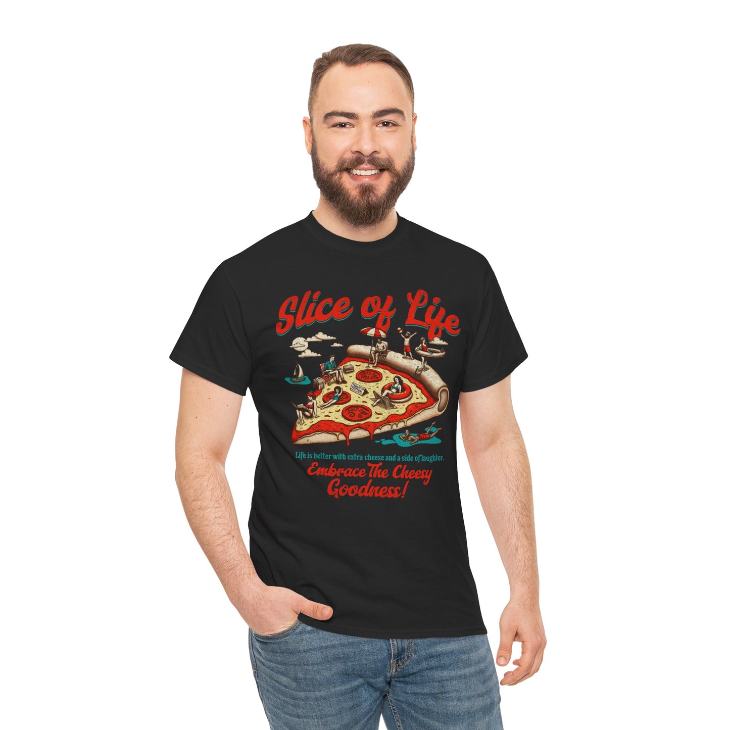 LOBSTER & SPINACH - Pizza (T-Shirt)