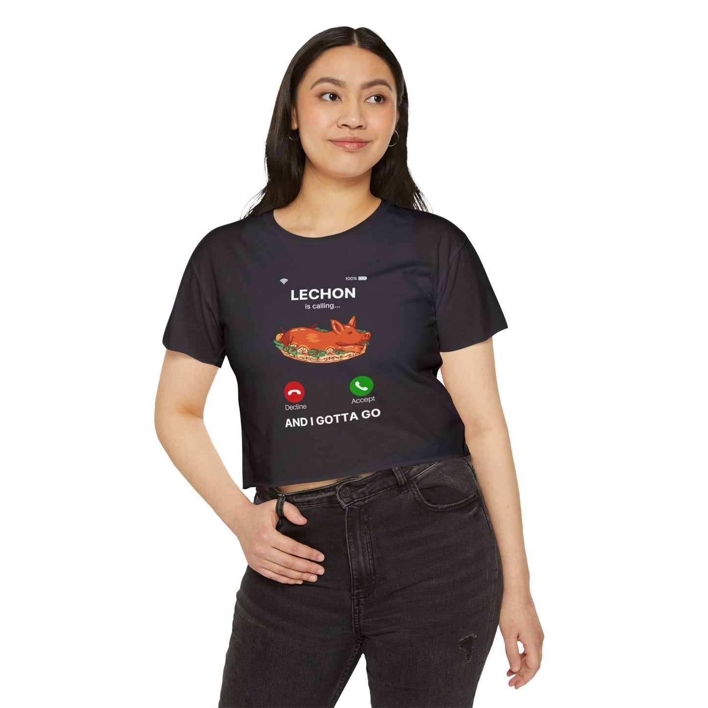 LECHON BELLY - Filipino Food (Crop Top)