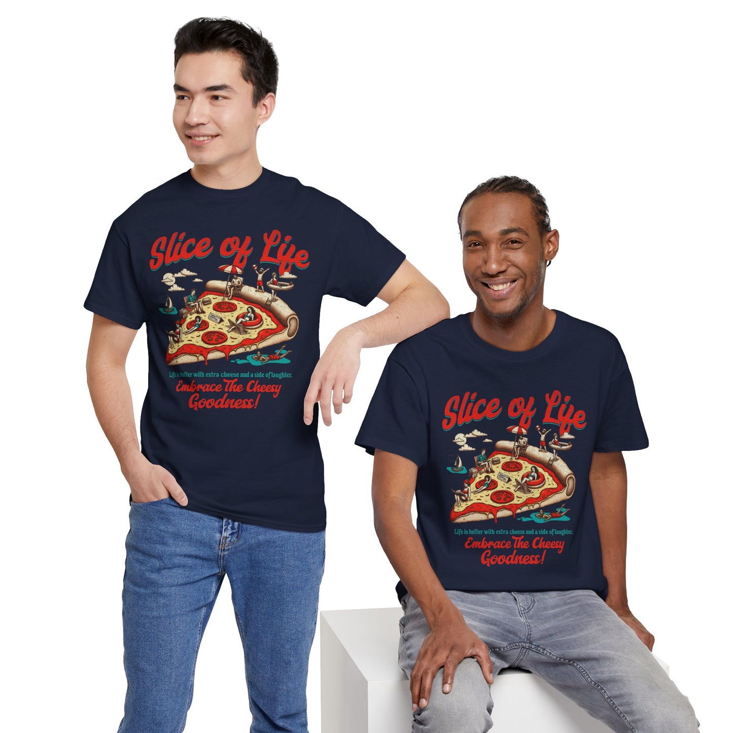 LOBSTER & SPINACH - Pizza (T-Shirt)