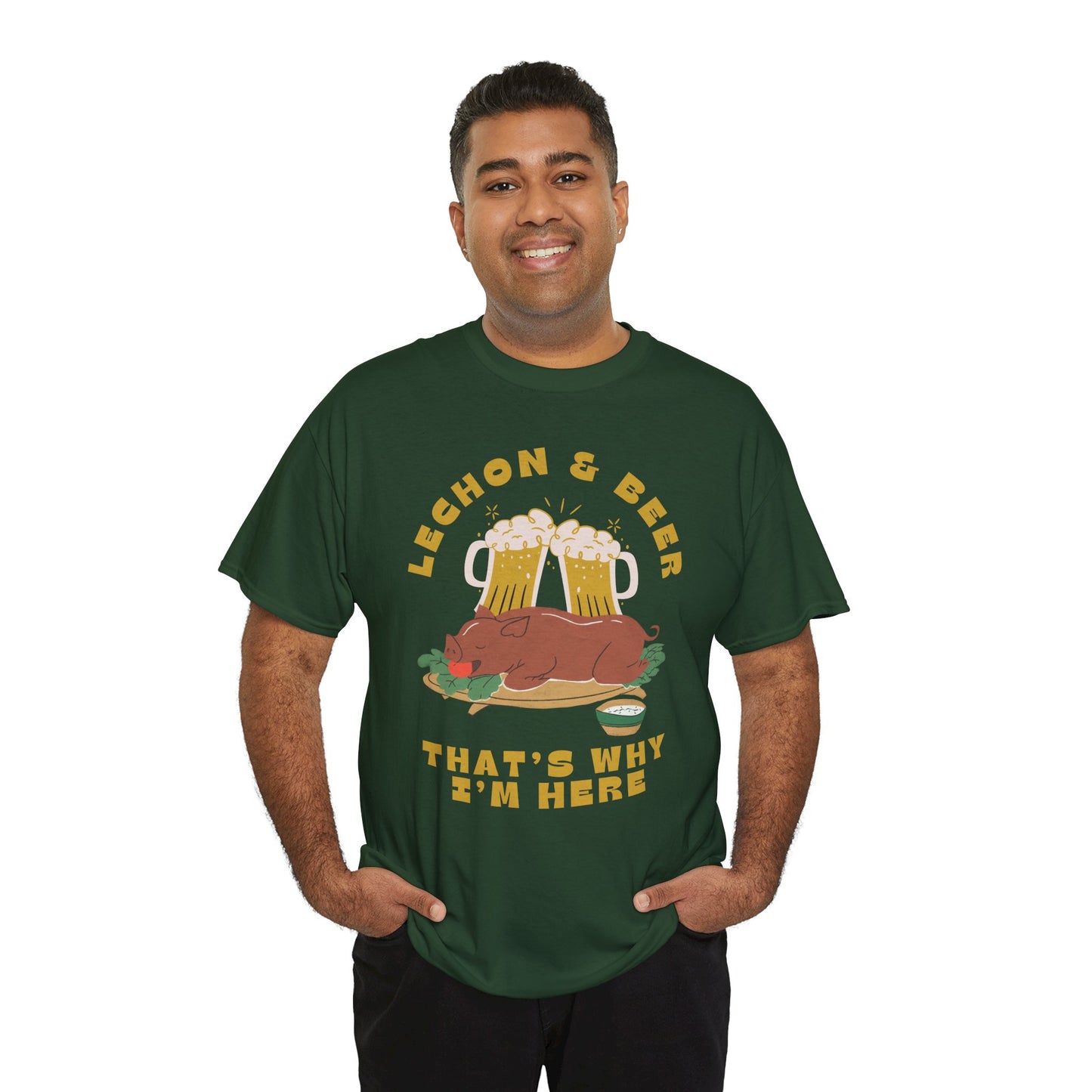 LECHON & BEER - Filipino Food (T-Shirt)