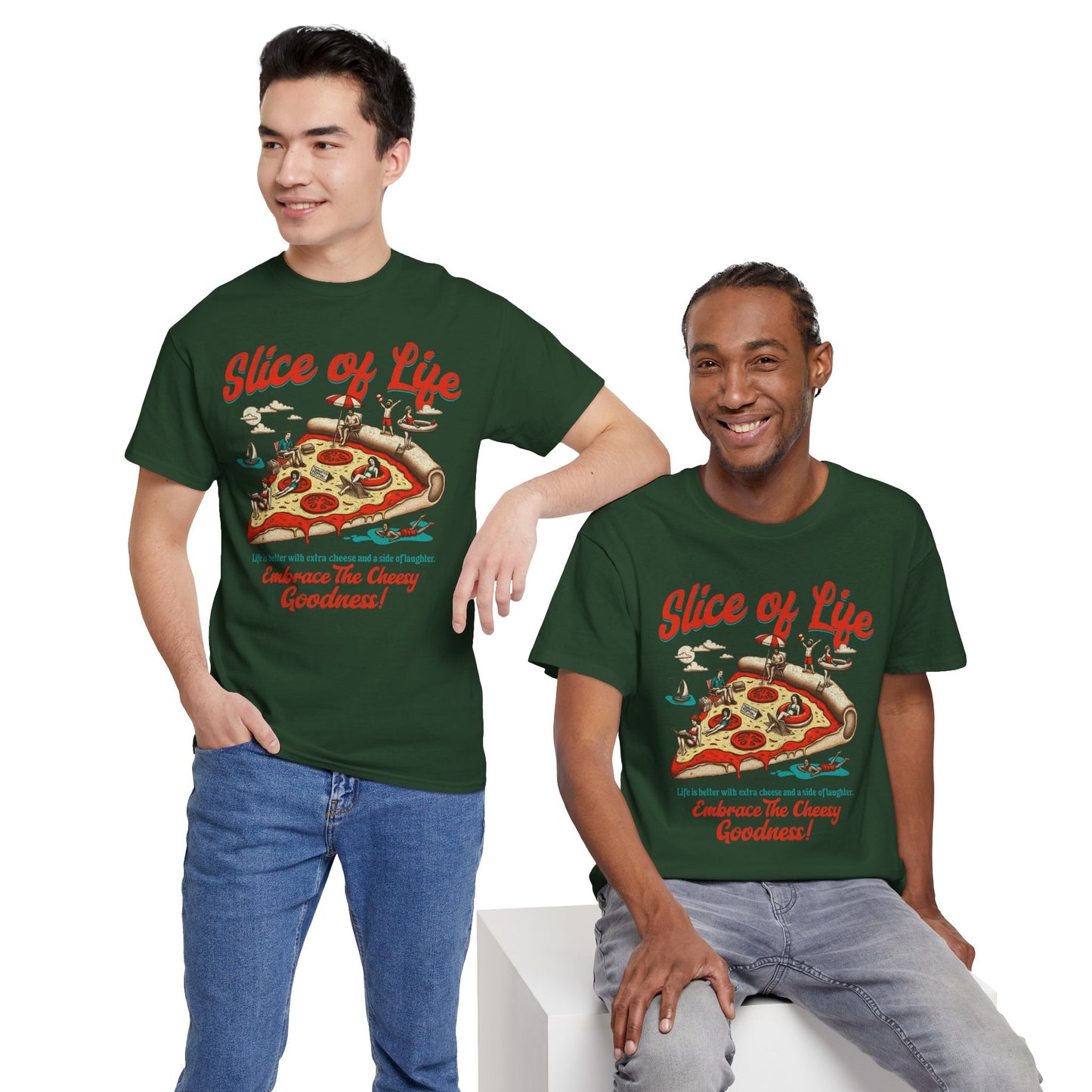 LOBSTER & SPINACH - Pizza (T-Shirt)