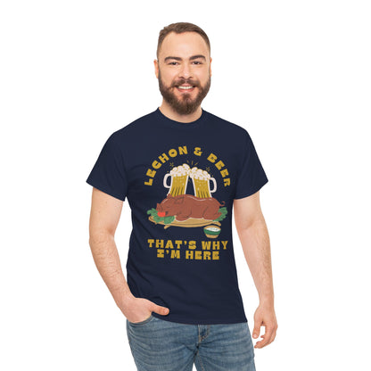 LECHON & BEER - Filipino Food (T-Shirt)