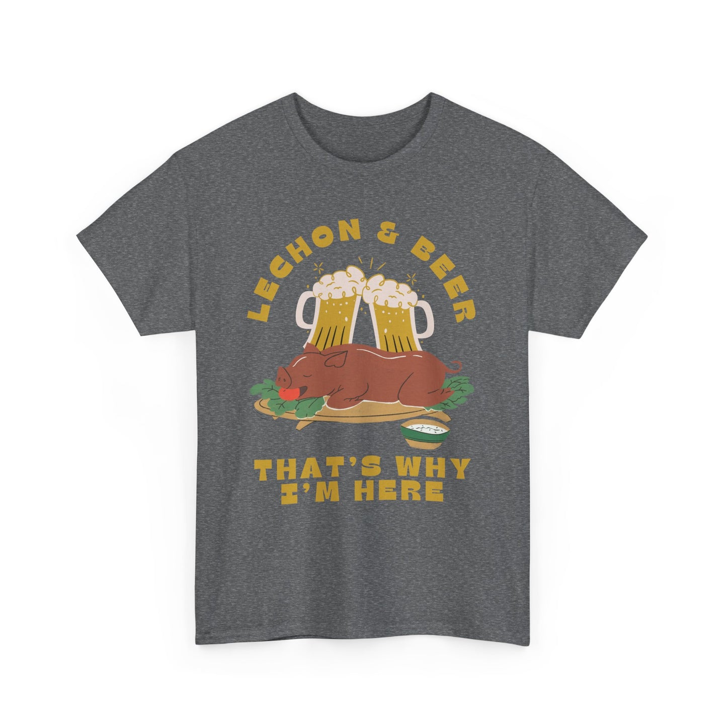 LECHON & BEER - Filipino Food (T-Shirt)