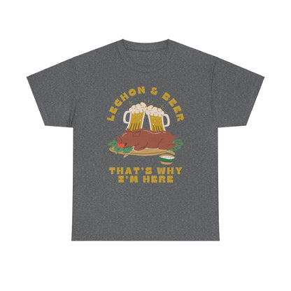 LECHON & BEER - Filipino Food (T-Shirt)