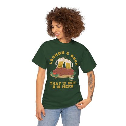 LECHON & BEER - Filipino Food (T-Shirt)