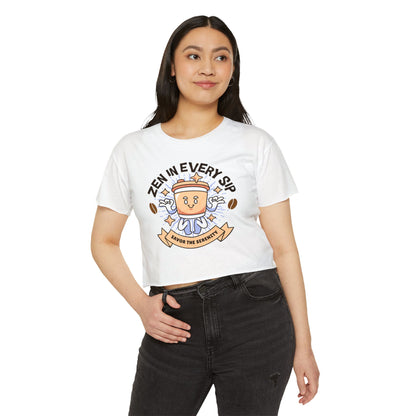 HONEY LAVENDER - Coffee (Crop Top)