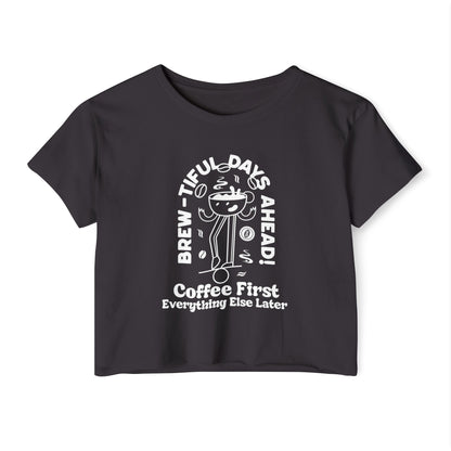 EXTRA BOLD - Coffee (Crop Top)