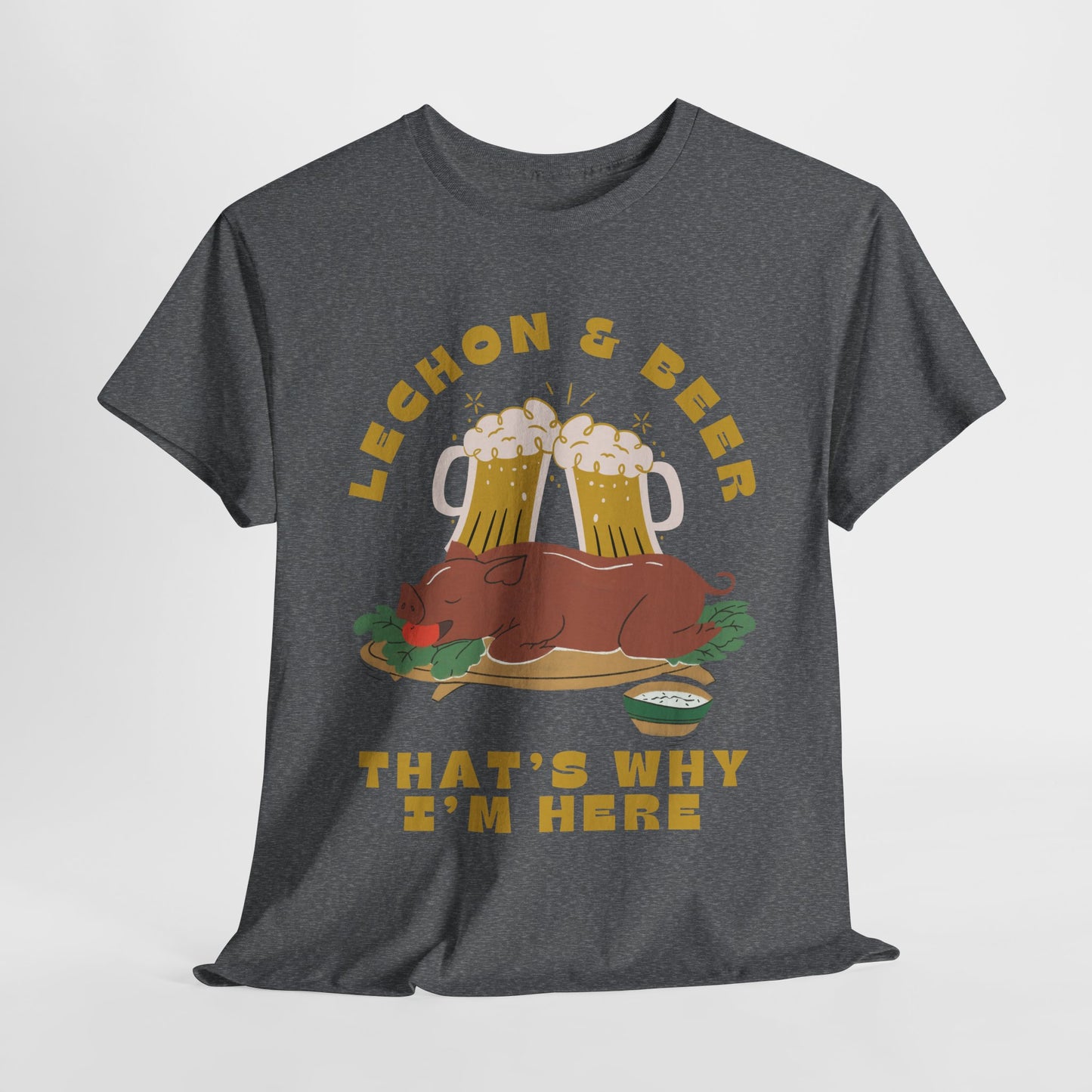 LECHON & BEER - Filipino Food (T-Shirt)