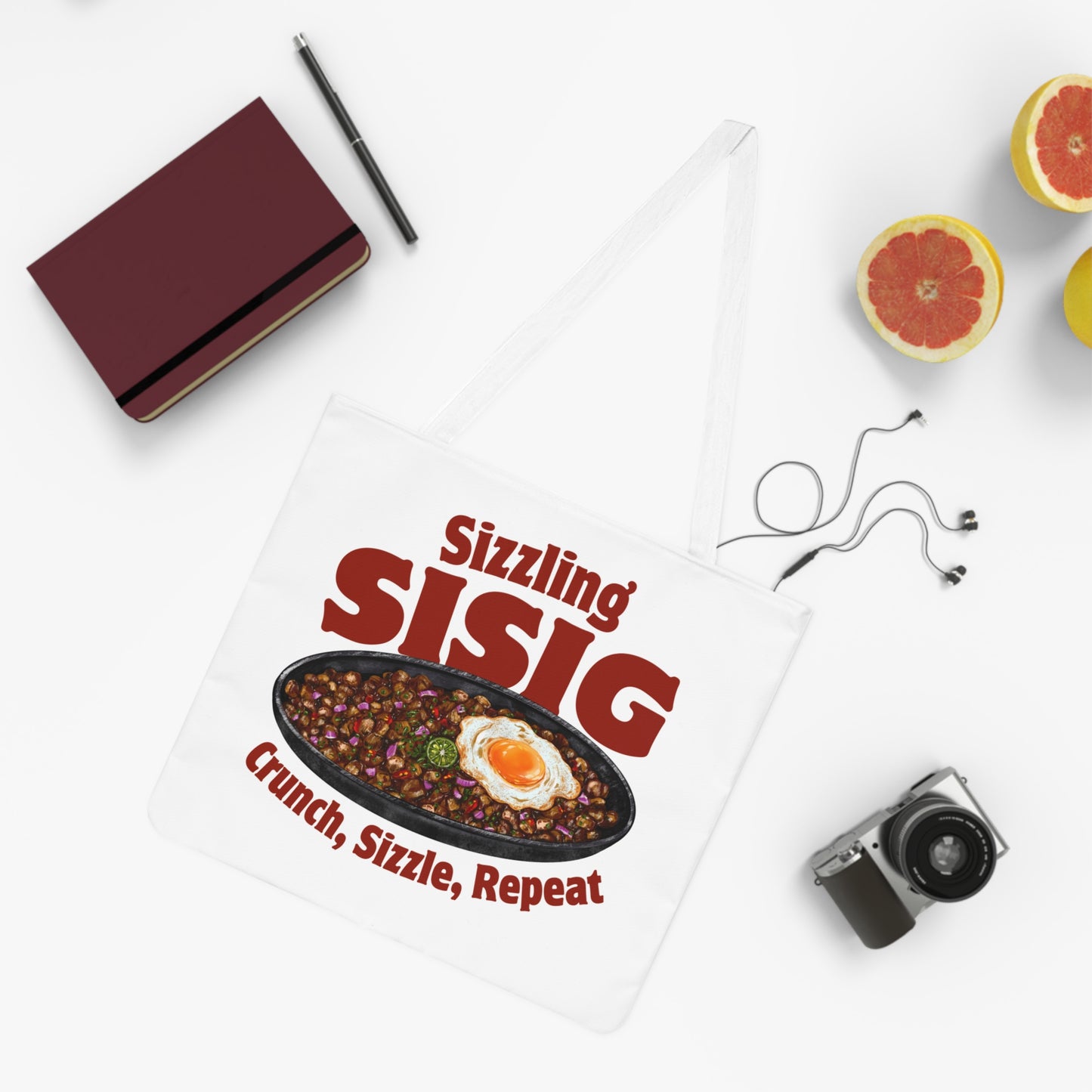 SIZZLING SISIG - Filipino Food (Tote Bag)