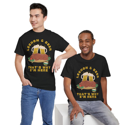 LECHON & BEER - Filipino Food (T-Shirt)