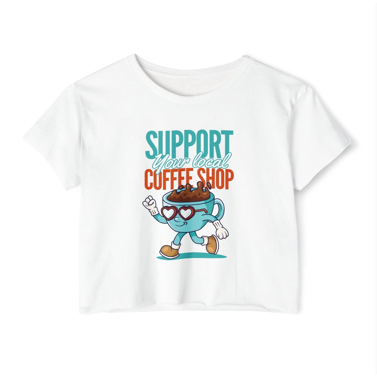 FLAT WHITE - Coffee (Crop Top)