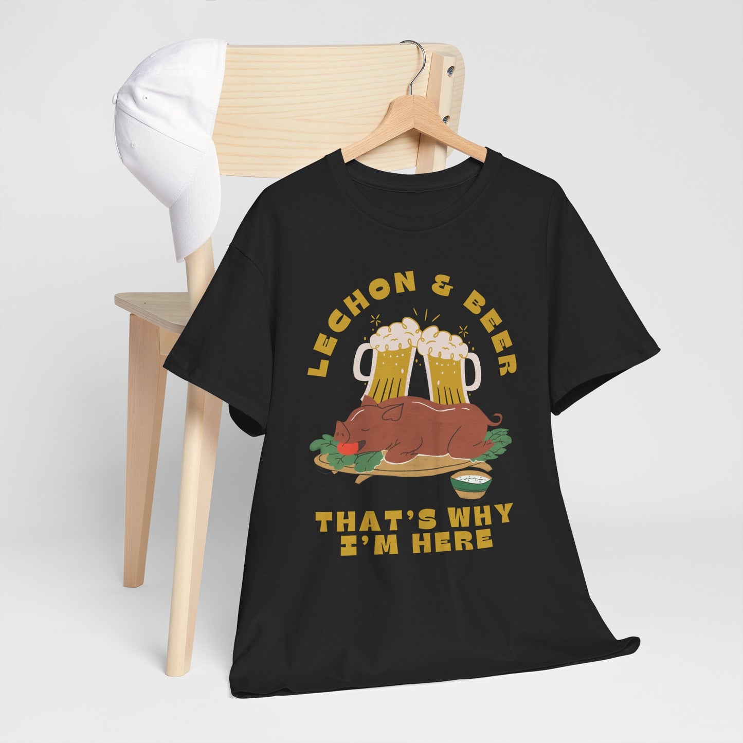 LECHON & BEER - Filipino Food (T-Shirt)