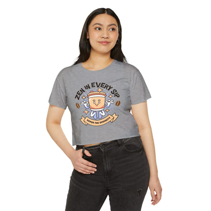 HONEY LAVENDER - Coffee (Crop Top)