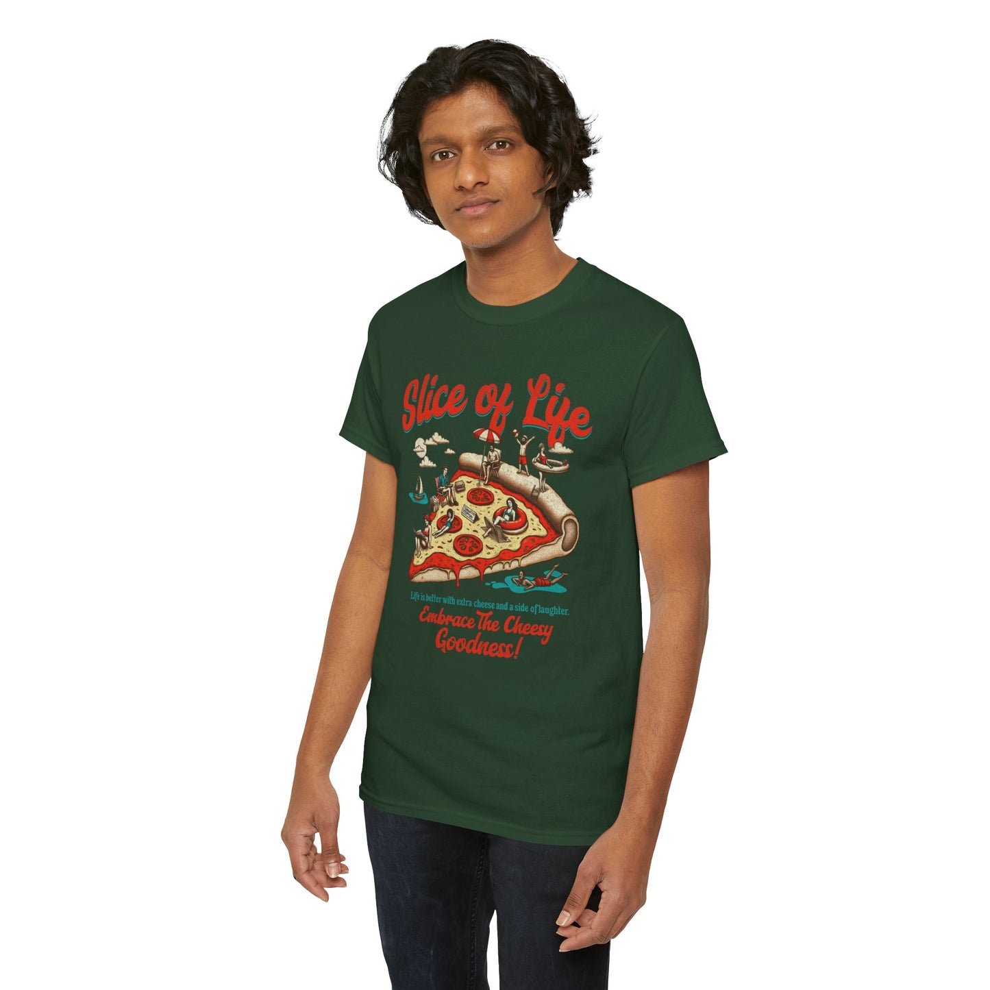 LOBSTER & SPINACH - Pizza (T-Shirt)