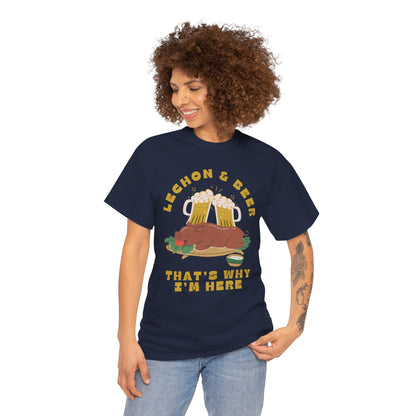 LECHON & BEER - Filipino Food (T-Shirt)