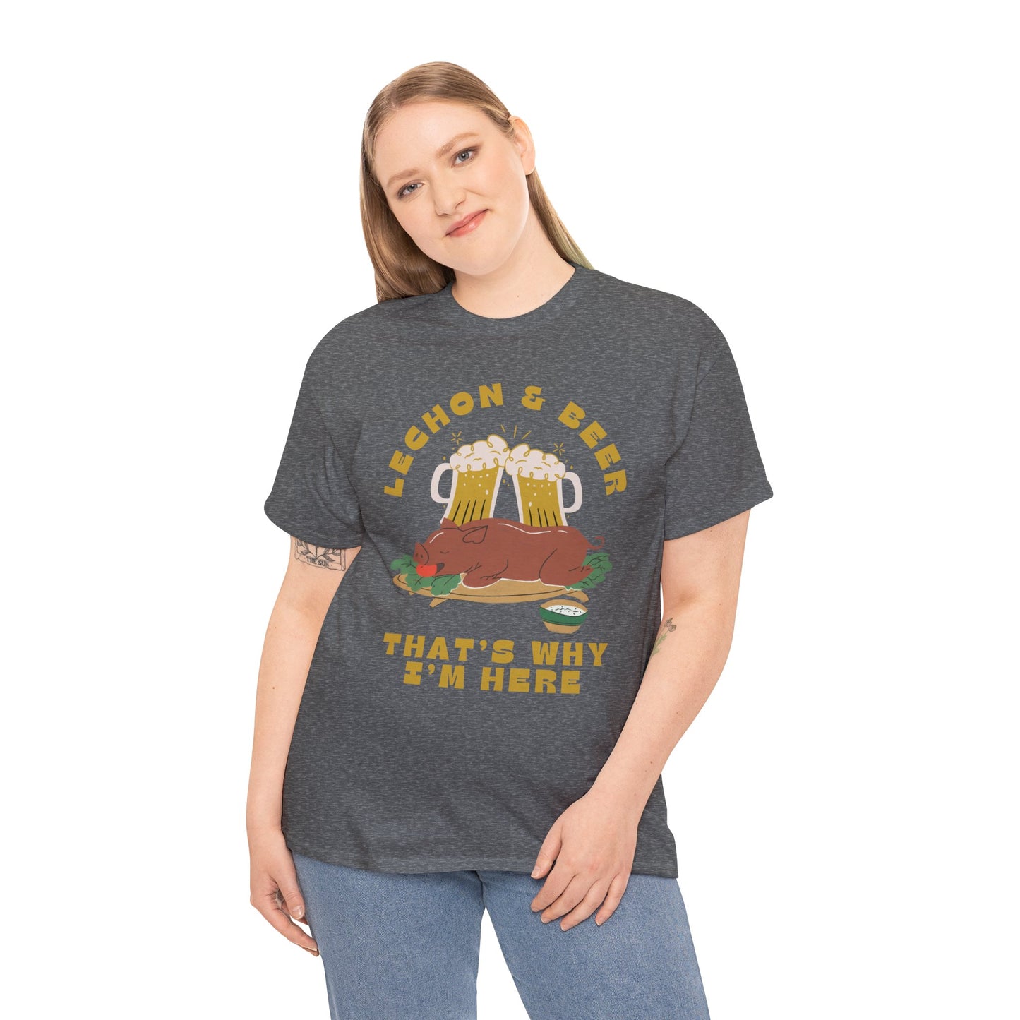 LECHON & BEER - Filipino Food (T-Shirt)