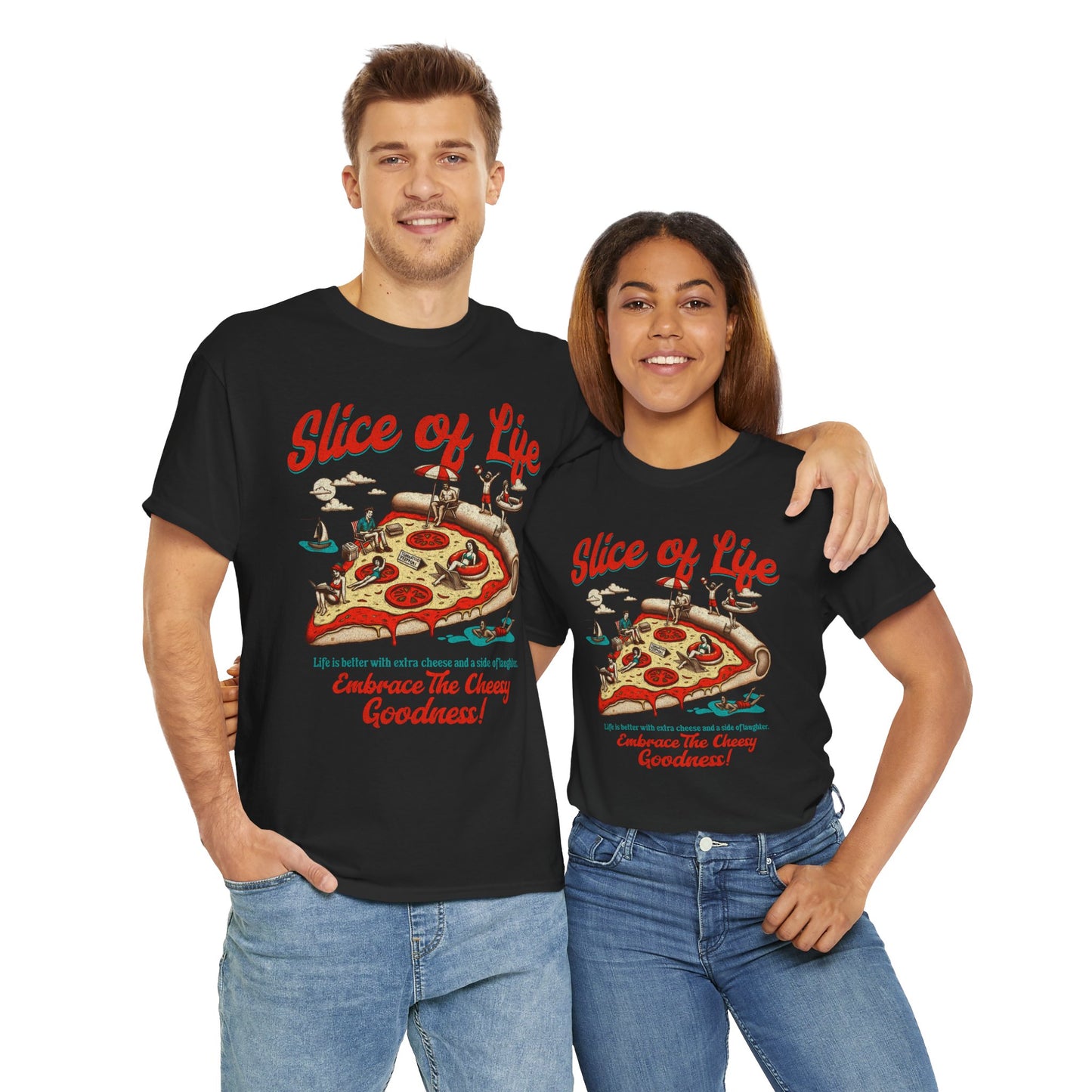 LOBSTER & SPINACH - Pizza (T-Shirt)