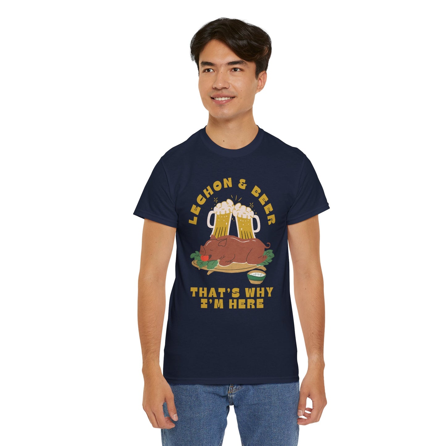 LECHON & BEER - Filipino Food (T-Shirt)