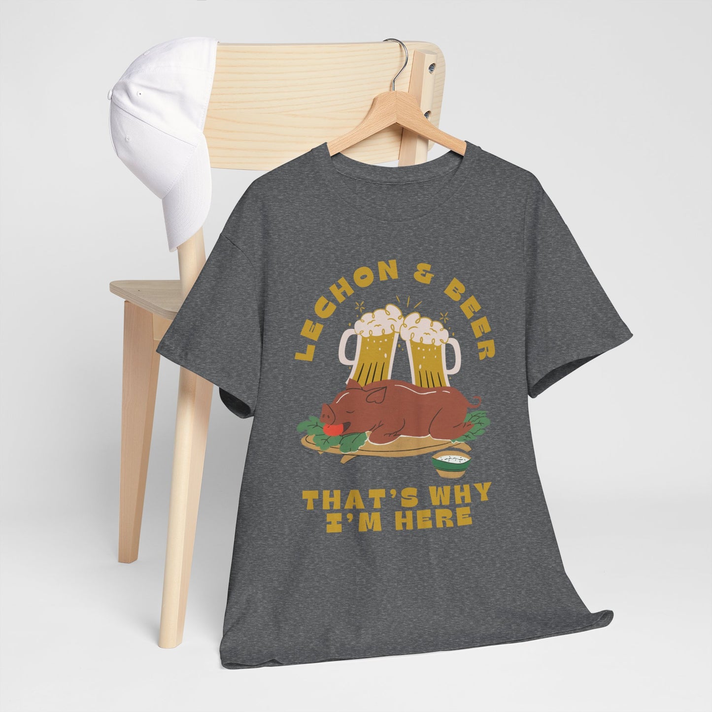 LECHON & BEER - Filipino Food (T-Shirt)