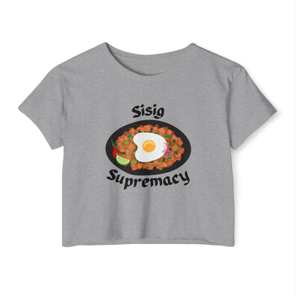 SISIG KAPAMPANGAN - Filipino Food (Crop Top)