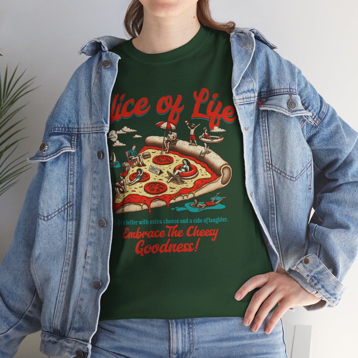 LOBSTER & SPINACH - Pizza (T-Shirt)