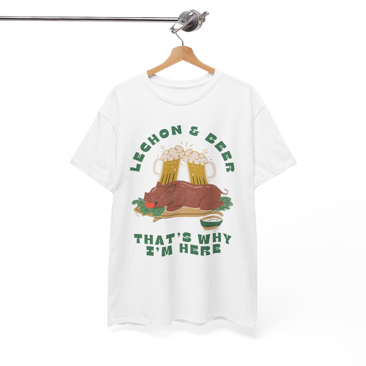 LECHON & BEER - Filipino Food (T-Shirt)