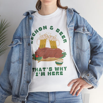 LECHON & BEER - Filipino Food (T-Shirt)