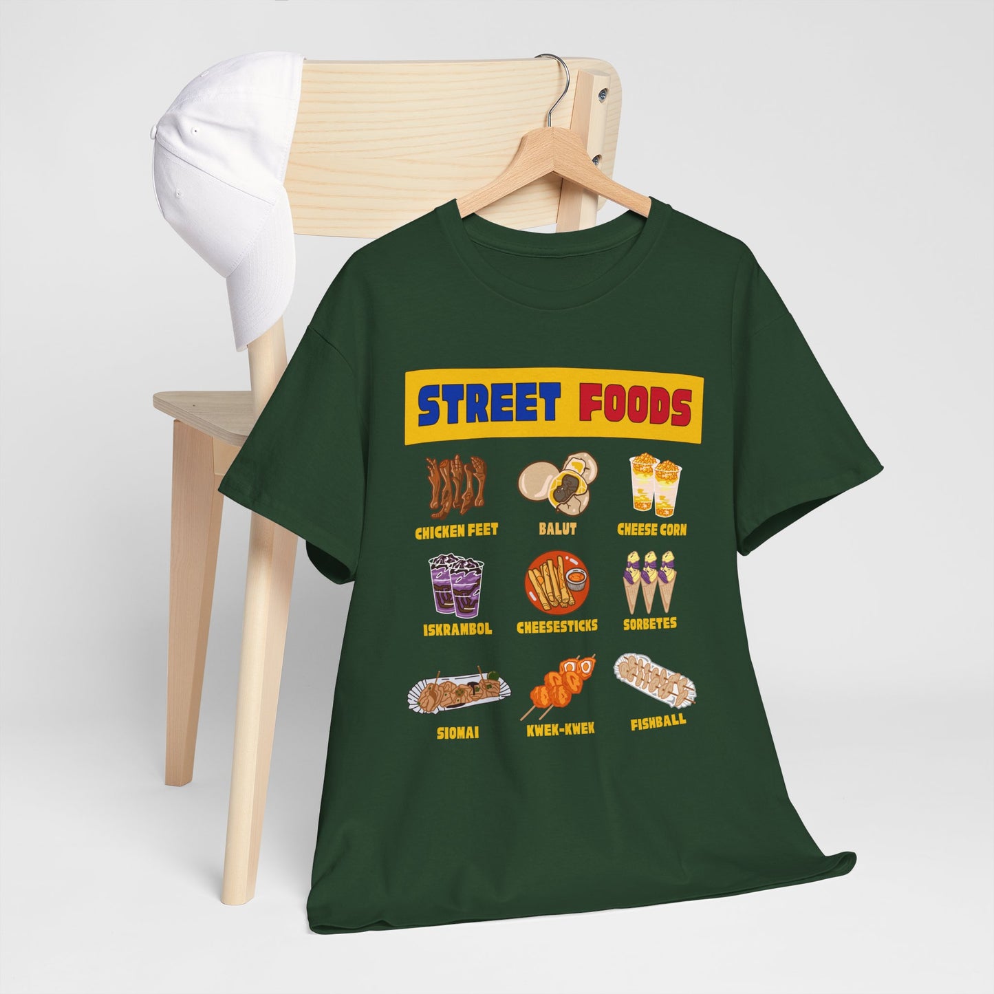 PINOY STREET FOODS - Filipino Food (T-Shirt)