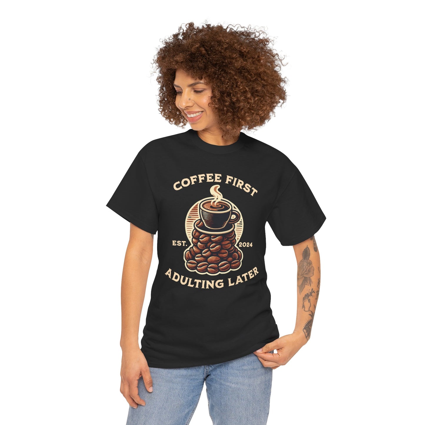 ORANGE AMERICANO - Coffee (T-Shirt)