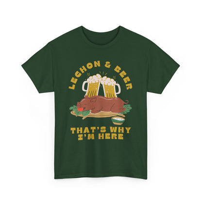 LECHON & BEER - Filipino Food (T-Shirt)