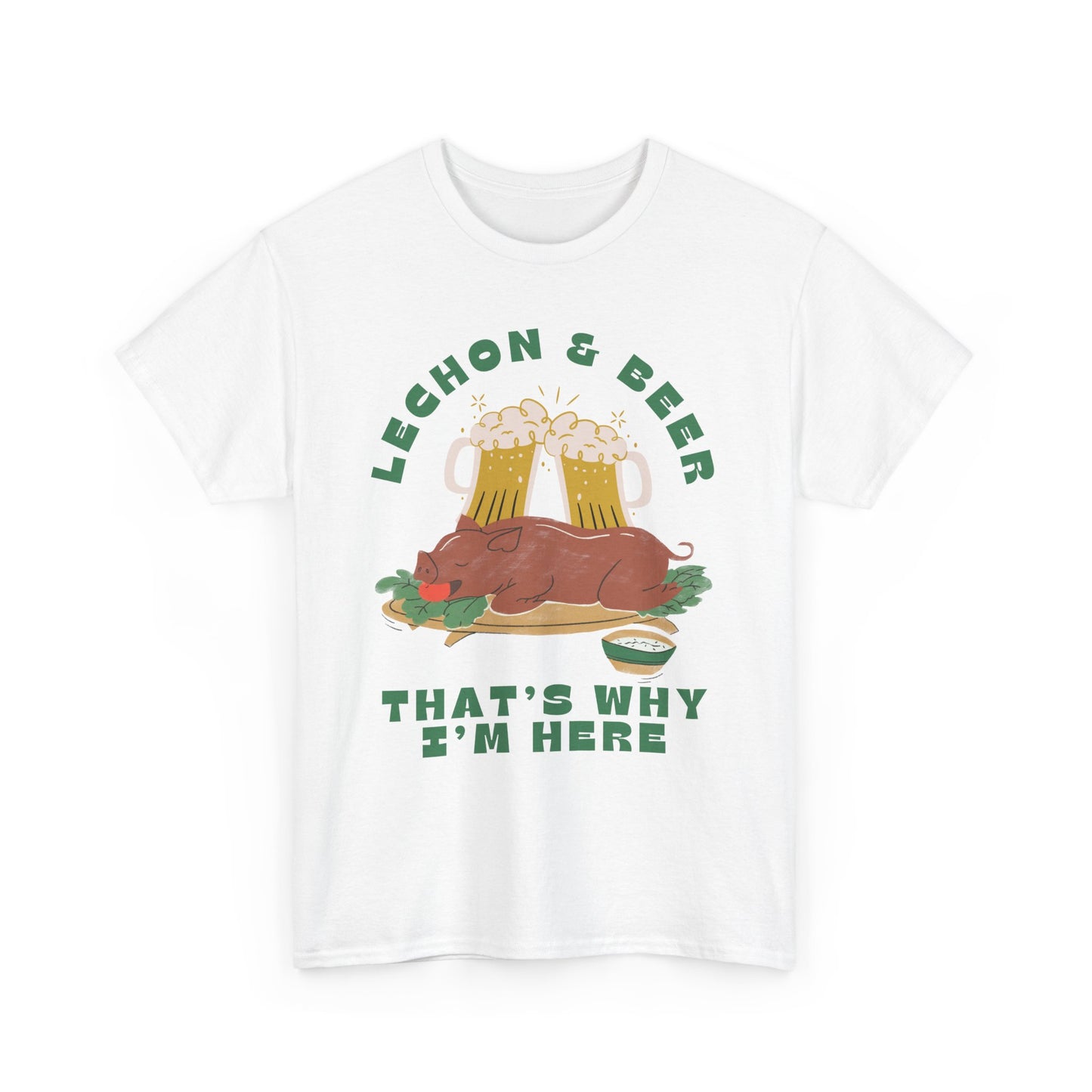 LECHON & BEER - Filipino Food (T-Shirt)