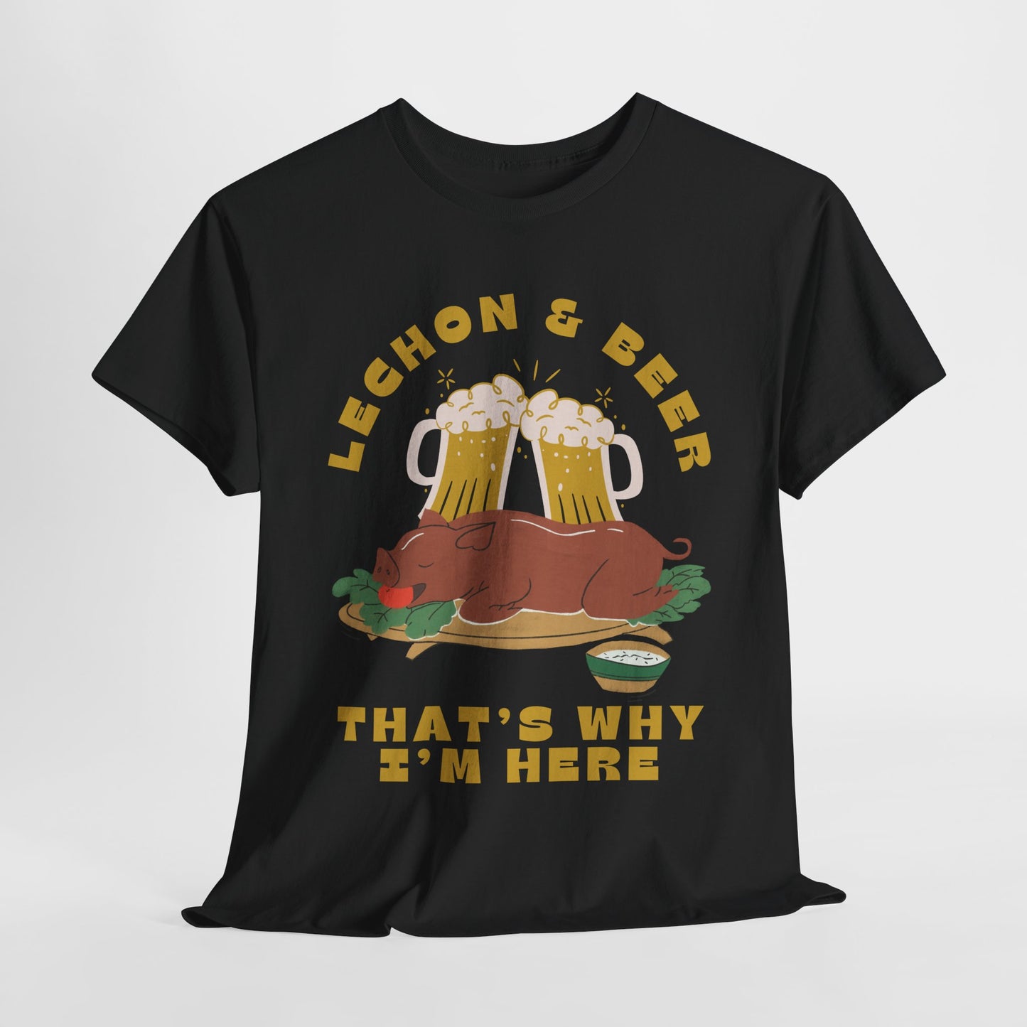 LECHON & BEER - Filipino Food (T-Shirt)