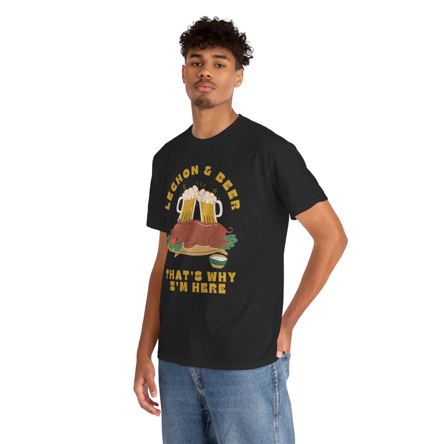 LECHON & BEER - Filipino Food (T-Shirt)