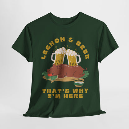 LECHON & BEER - Filipino Food (T-Shirt)