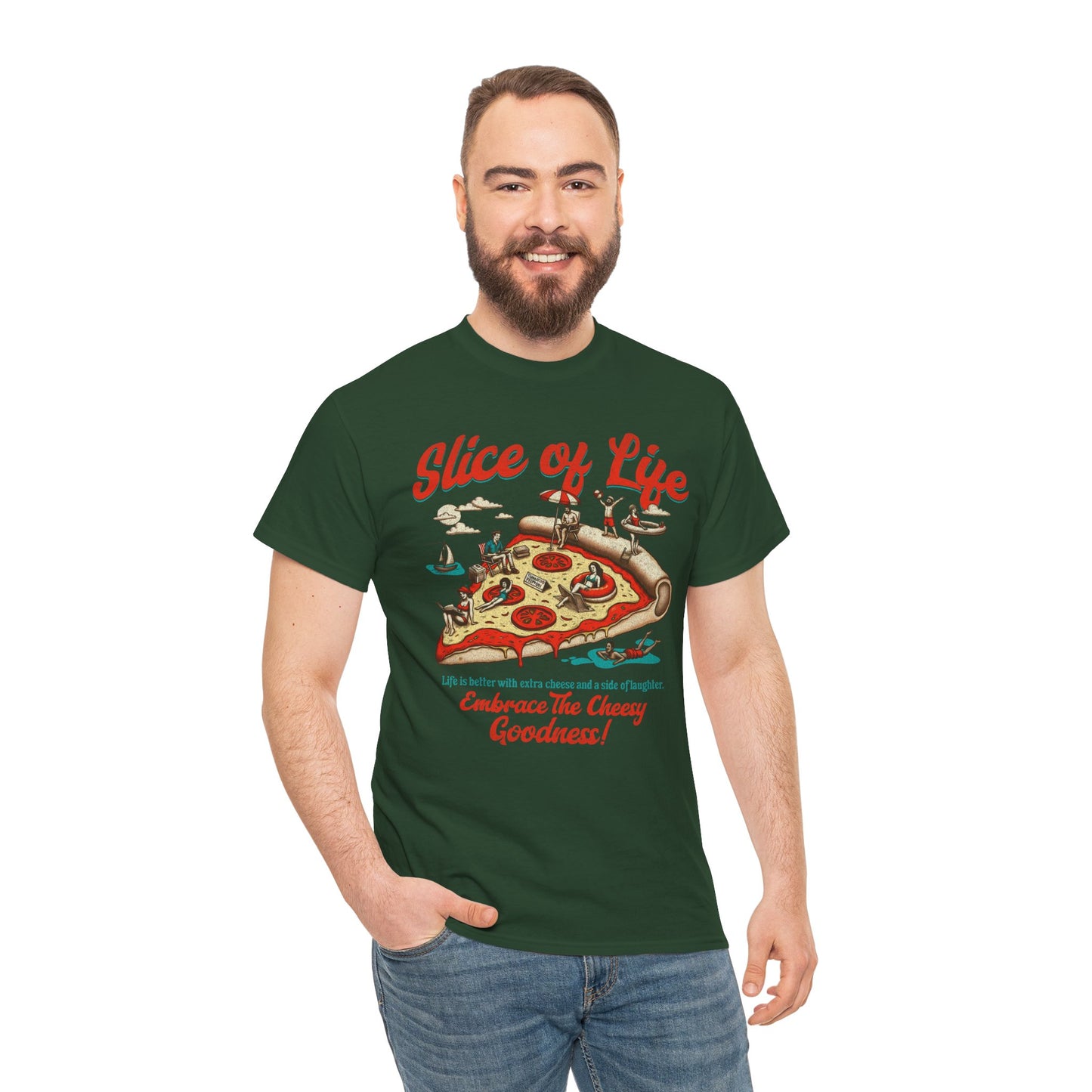 LOBSTER & SPINACH - Pizza (T-Shirt)