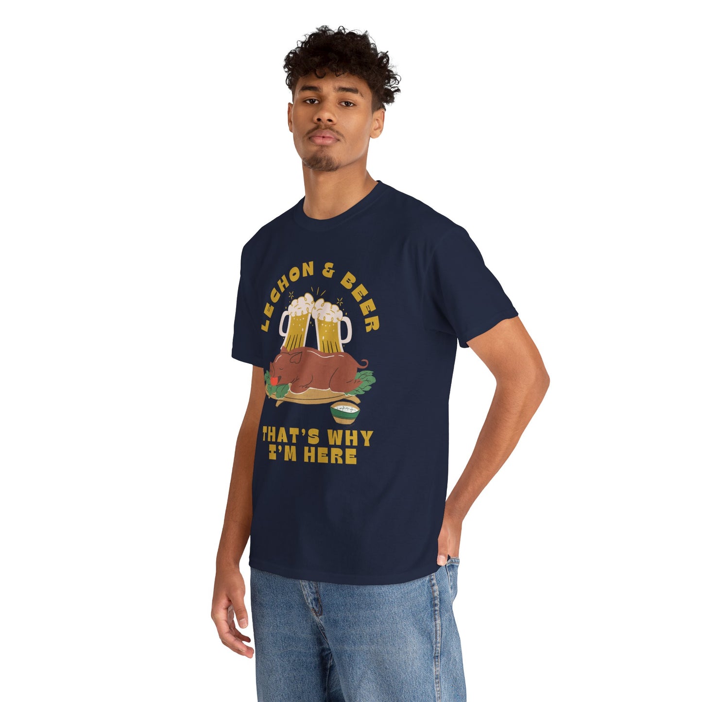 LECHON & BEER - Filipino Food (T-Shirt)