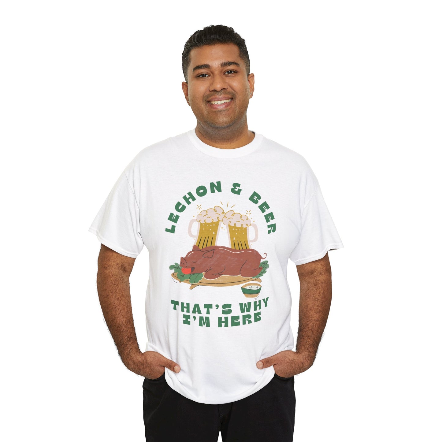 LECHON & BEER - Filipino Food (T-Shirt)