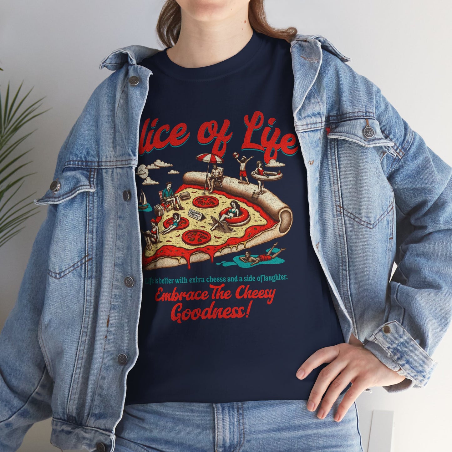 LOBSTER & SPINACH - Pizza (T-Shirt)