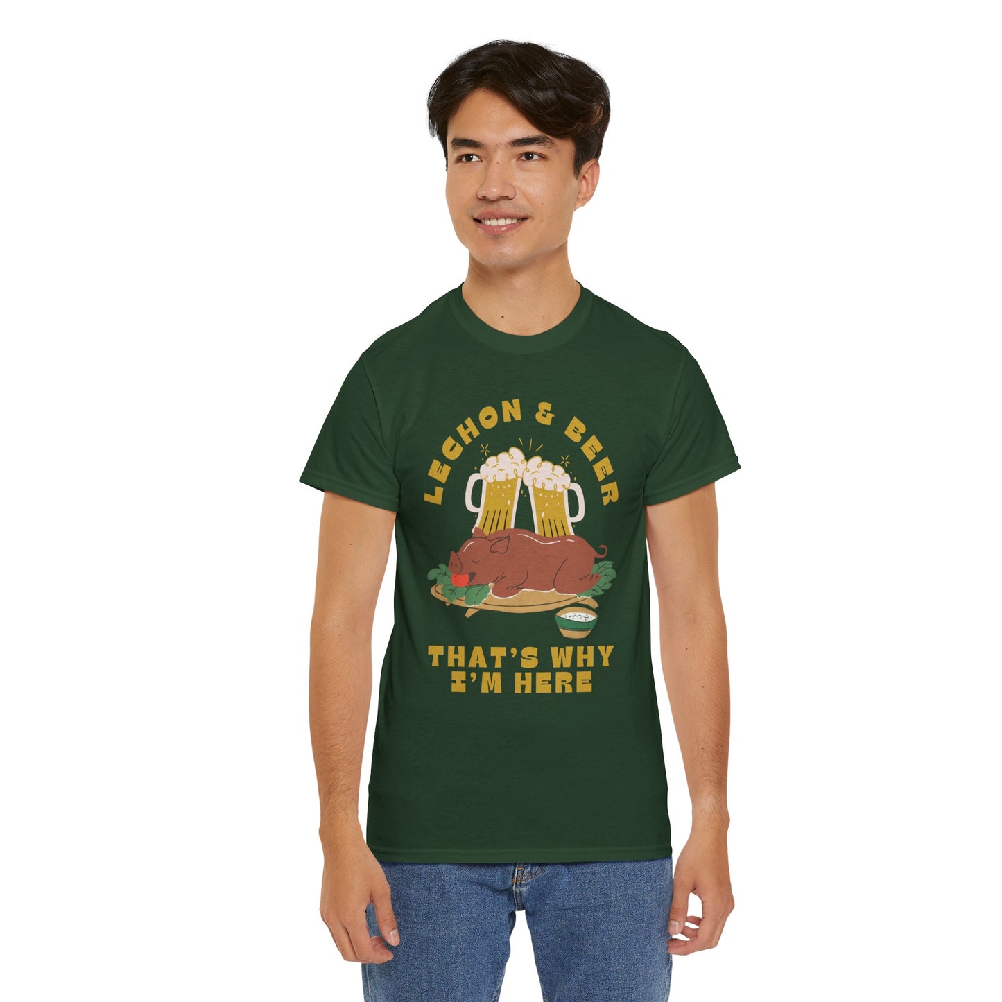 LECHON & BEER - Filipino Food (T-Shirt)