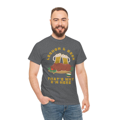 LECHON & BEER - Filipino Food (T-Shirt)