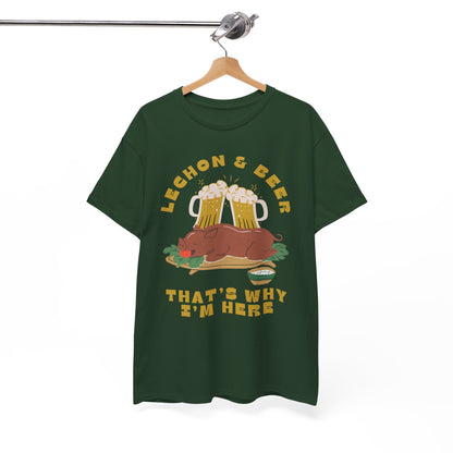 LECHON & BEER - Filipino Food (T-Shirt)