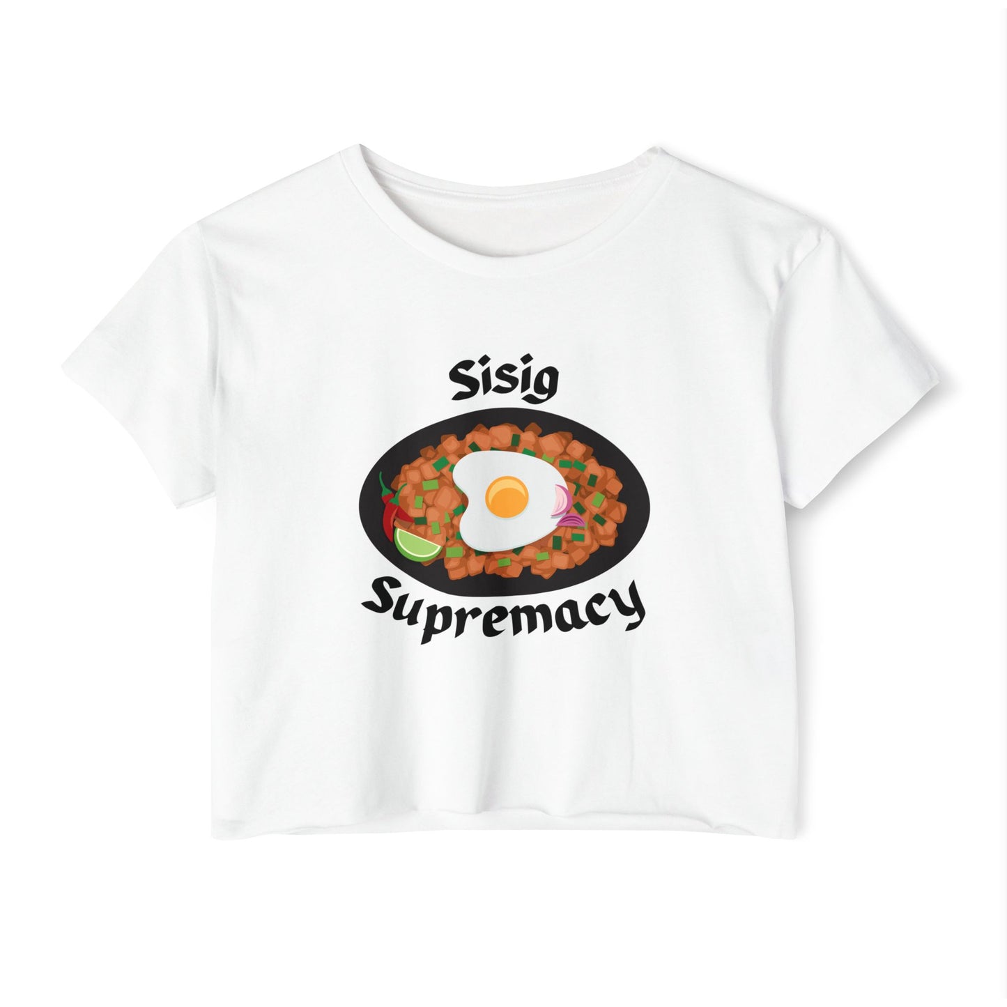 SISIG KAPAMPANGAN - Filipino Food (Crop Top)