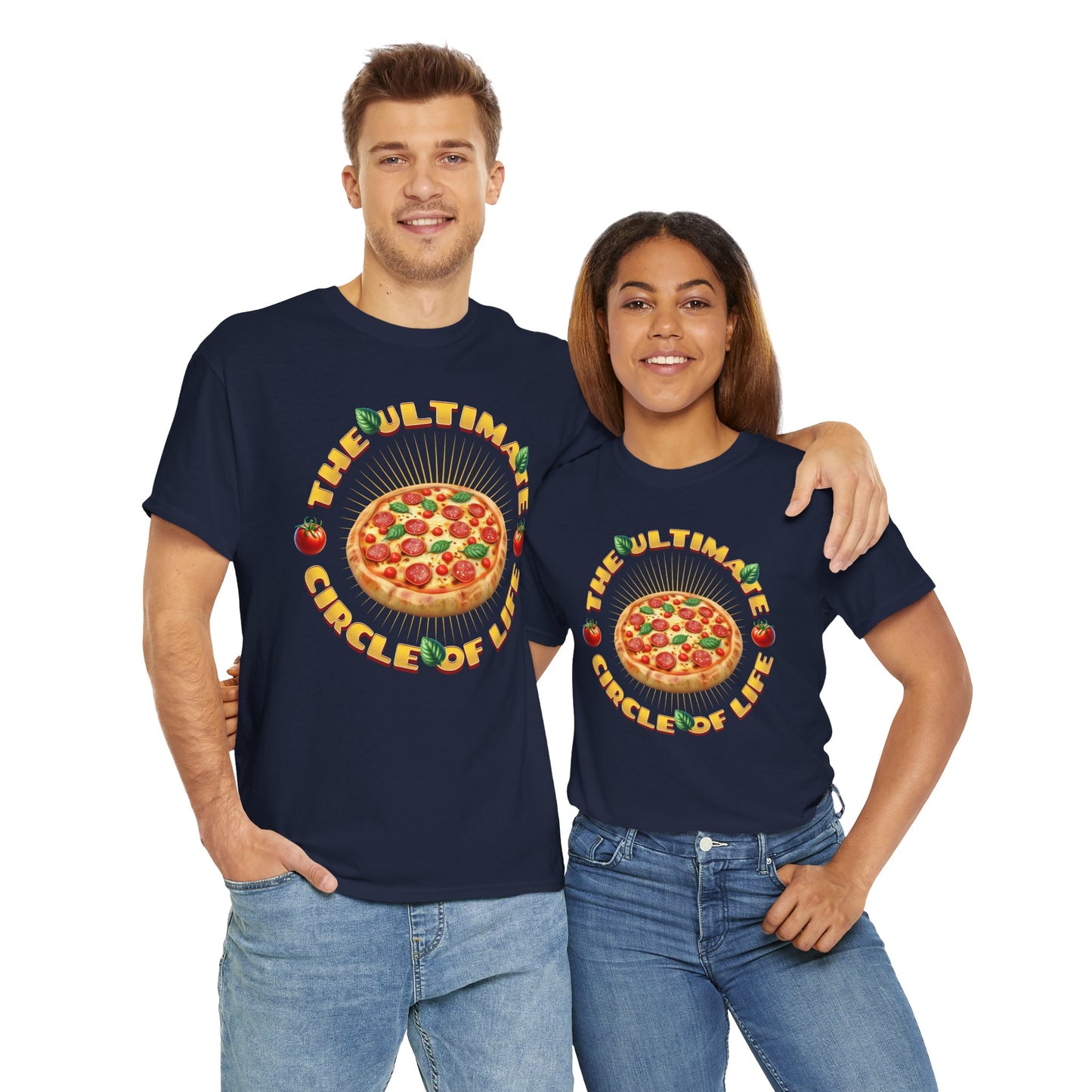 CHEESY SEAFOOD - Pizza (T-Shirt)